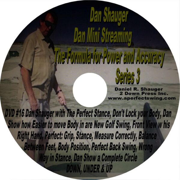 Dan Shauger Mini Streaming The Formula for Power and Accuracy Series 3 DVD #16