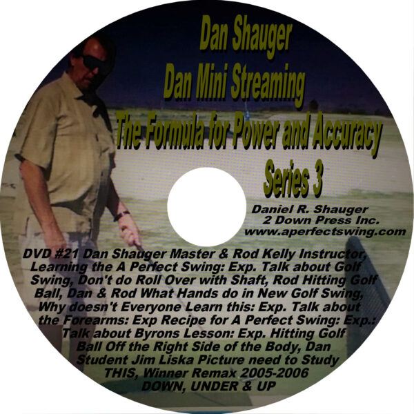 Dan Shauger Mini Streaming The Formula for Power and Accuracy Series 3 DVD #21